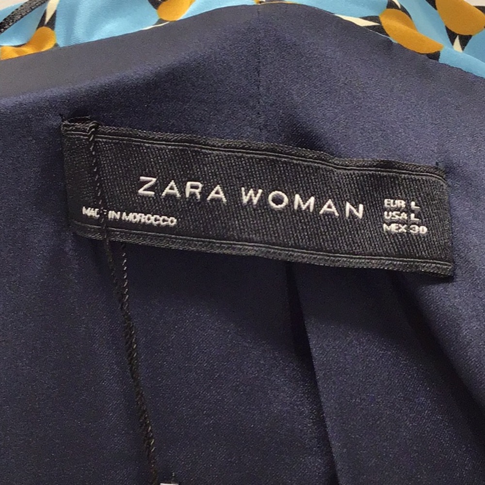 Zara Flowing blazer feather Retro Boho Kimono - Picture 7 of 8